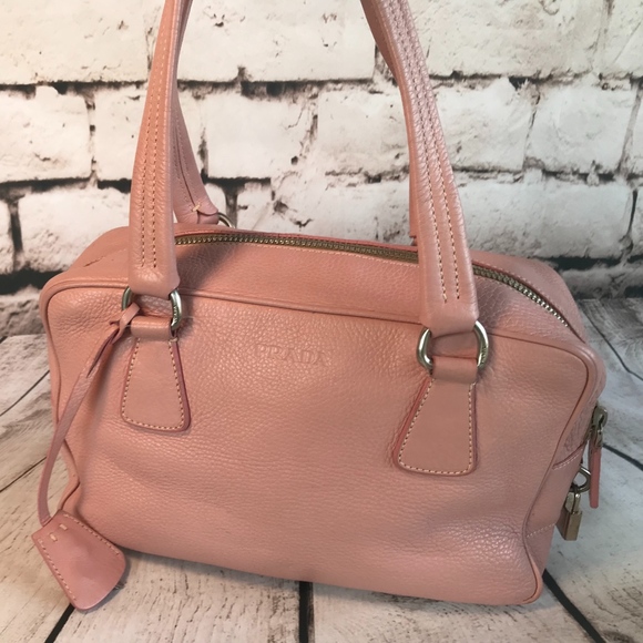 Prada Handbags - PRADA Vintage Butter Soft Pink Leather Purse